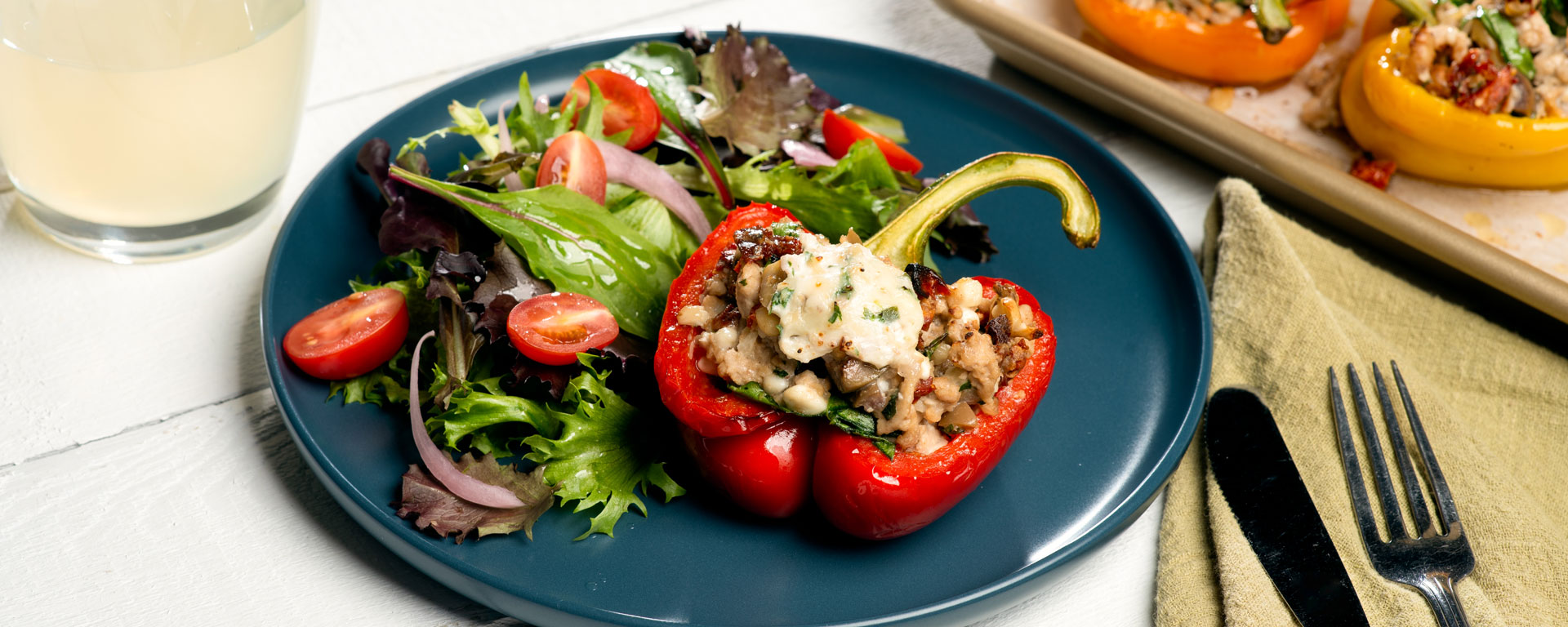 Photo for - Nordica Mediterranean Style Stuffed Peppers